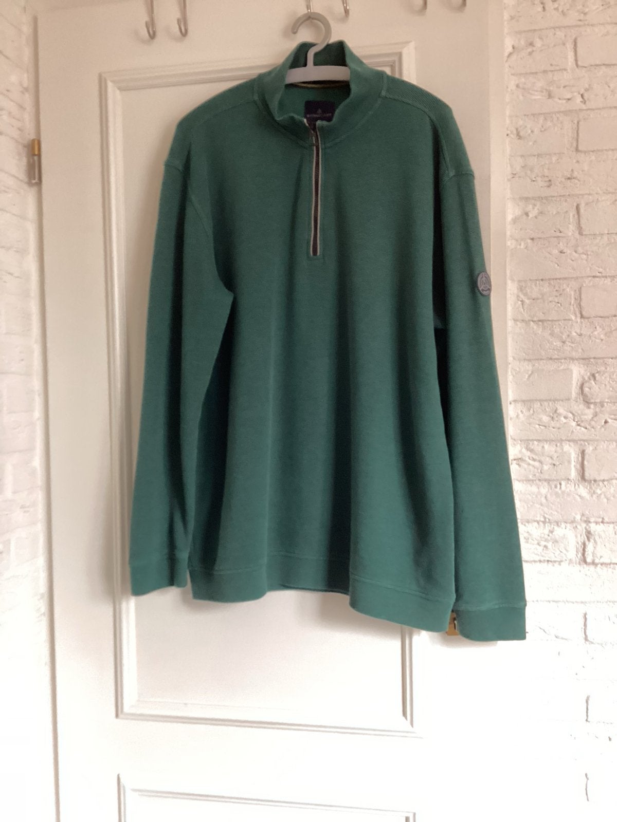 Groene heren sweater met rits xxxl, Ophalen of Verzenden, Gedragen, Overige maten, Groen