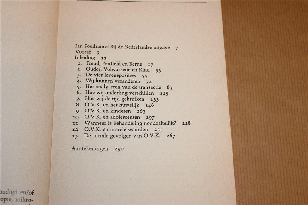 Ik ben O.K., Jij bent O.K. — Transactionele Analyse Harris, Ophalen of Verzenden, Gelezen