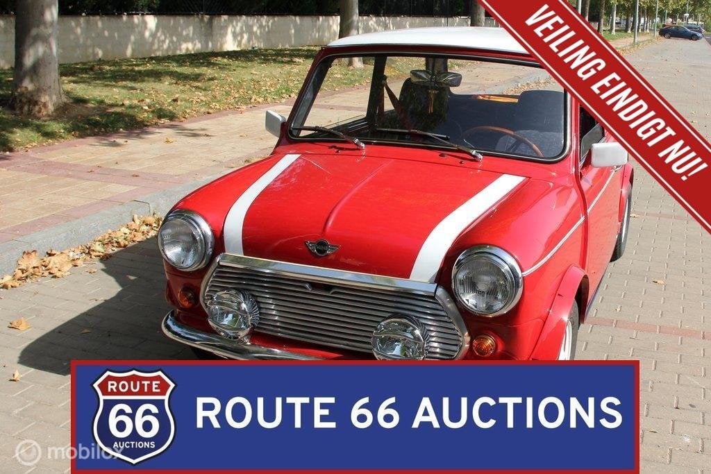 Mini 1000 De Luxe | 1973 | Route 66 Auctions, Auto's, Overige carrosserieën, Zwart, Bedrijf, Handgeschakeld