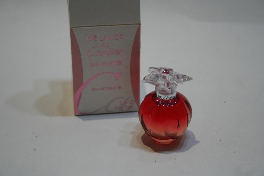 Cartier Délices de Cartier Eau Fruitée 5 ml EdT nieuw OVP, Verzenden, Nieuw, Miniatuur, Gevuld
