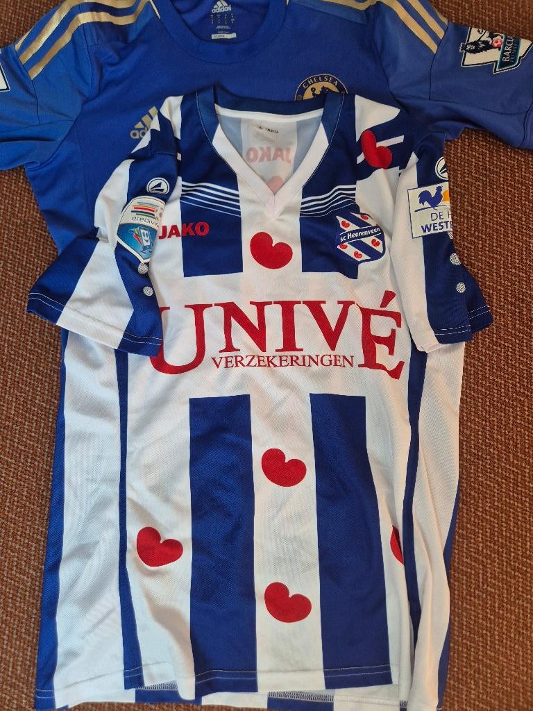 Matchworn shirt SC Heerenveen Simon Thern, Ophalen of Verzenden, Zo goed als nieuw, Overige binnenlandse clubs, Shirt
