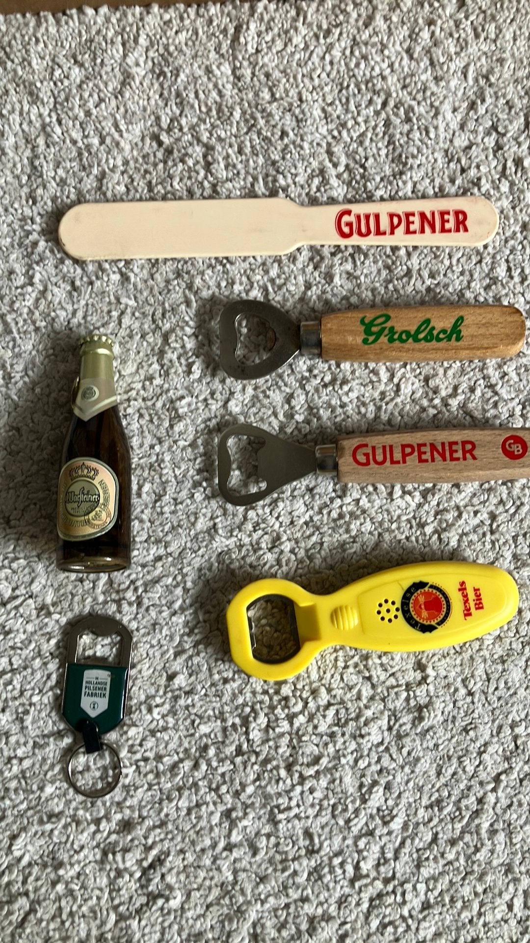 Verzameling biermerken flesopeners, Verzamelen, Ophalen of Verzenden, Gebruikt, Flesopener, Overige merken