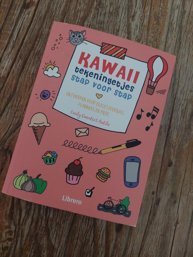 Kawaii Tekeningen Stap voor Stap Tekenboek - Libero, Ophalen of Verzenden, Zo goed als nieuw, Boek of Gids