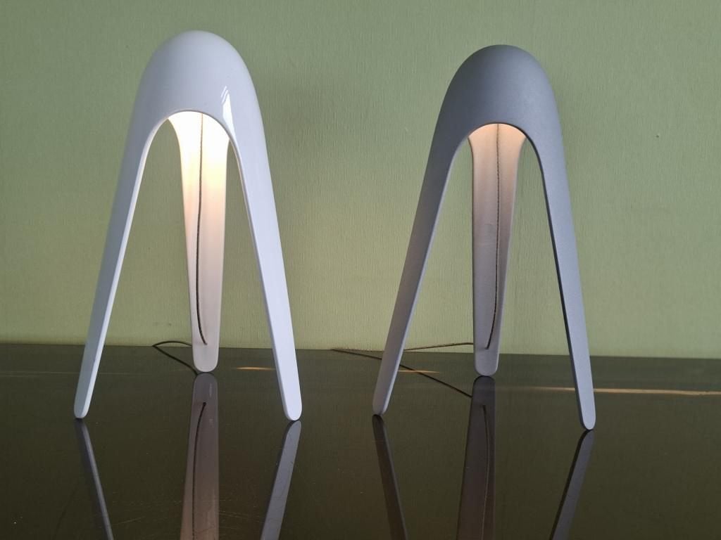 2 Design tafellampen of bedlampen van Martinelli Luce, Huis en Inrichting, Overige merken, Overige fittingen, Ophalen of Verzenden