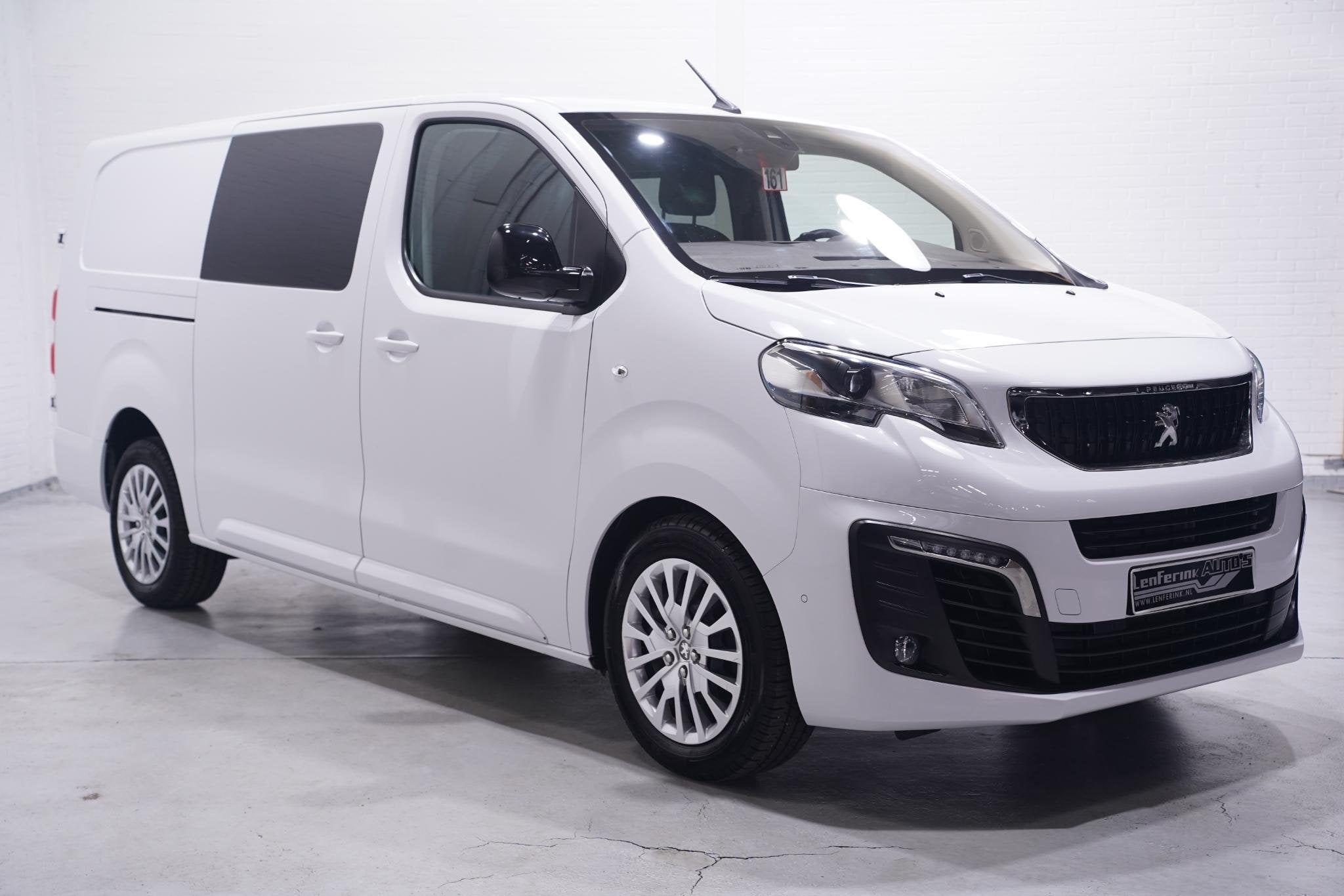 Peugeot Expert 2.0 HDI 180 pk L3 Dubbel Cabine Aut. Xenon, N, Auto's, Stof, Gebruikt, Euro 6, 4 cilinders