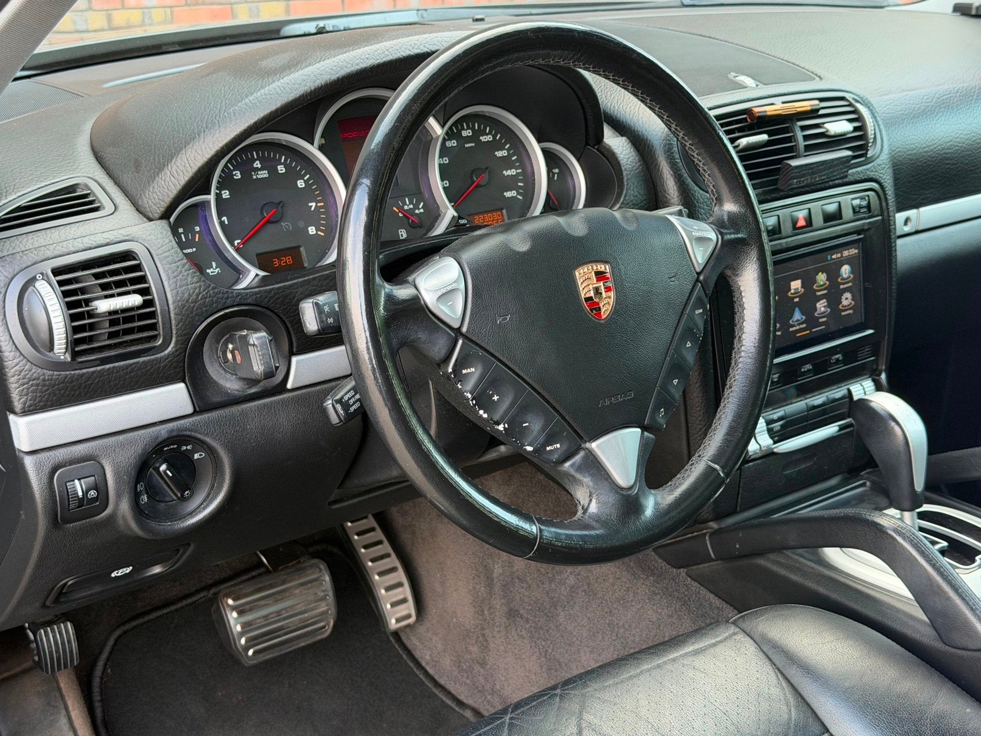 Porsche Cayenne 4.5 Turbo | V 8 | 450 PK | Lederen bekleding, Auto's, Cayenne, Gebruikt, Bedrijf, 6 km/l