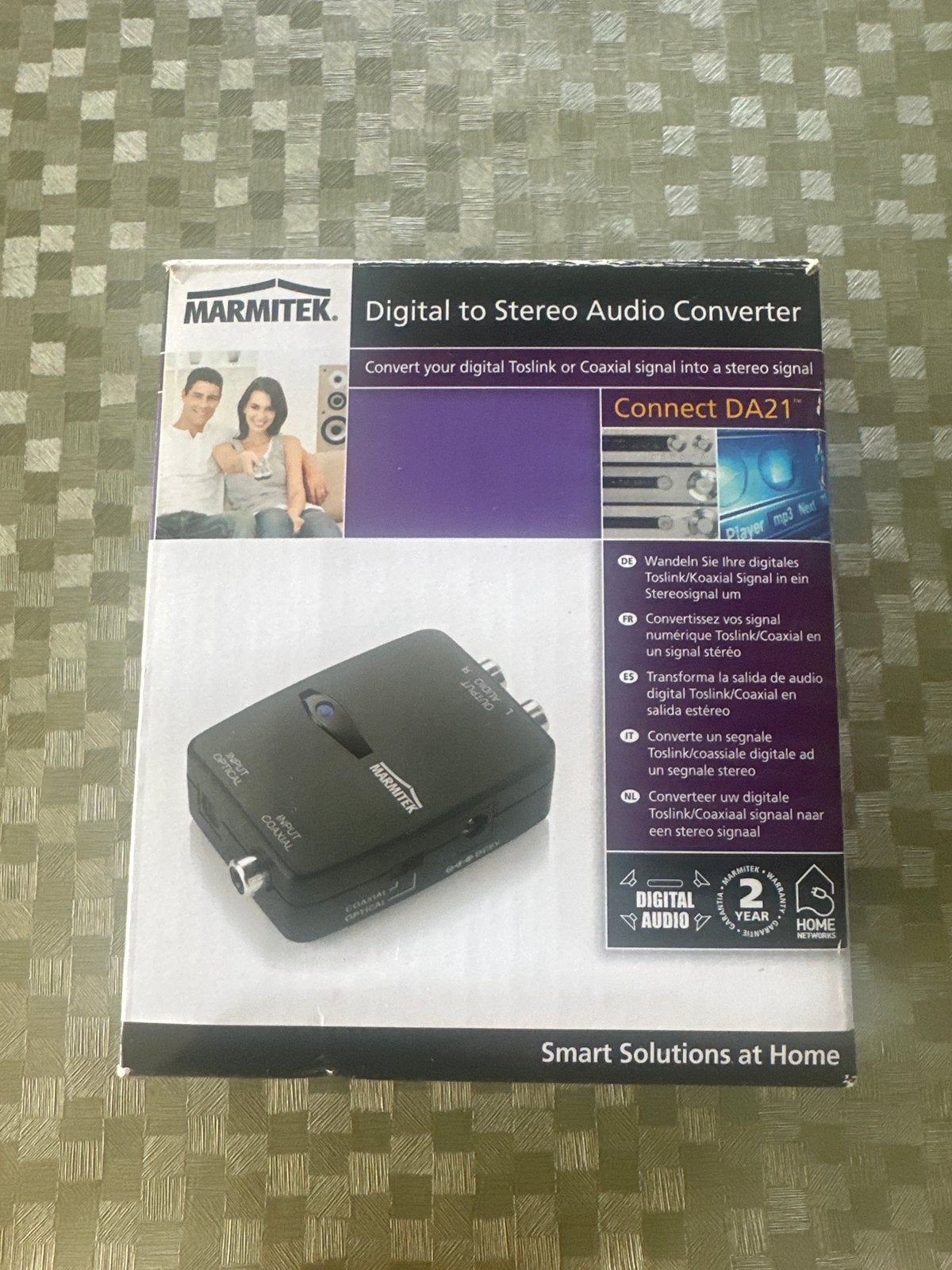 Marmitek Connect DA21 Digitale naar Stereo Audio Converter, Ophalen of Verzenden, Nieuw