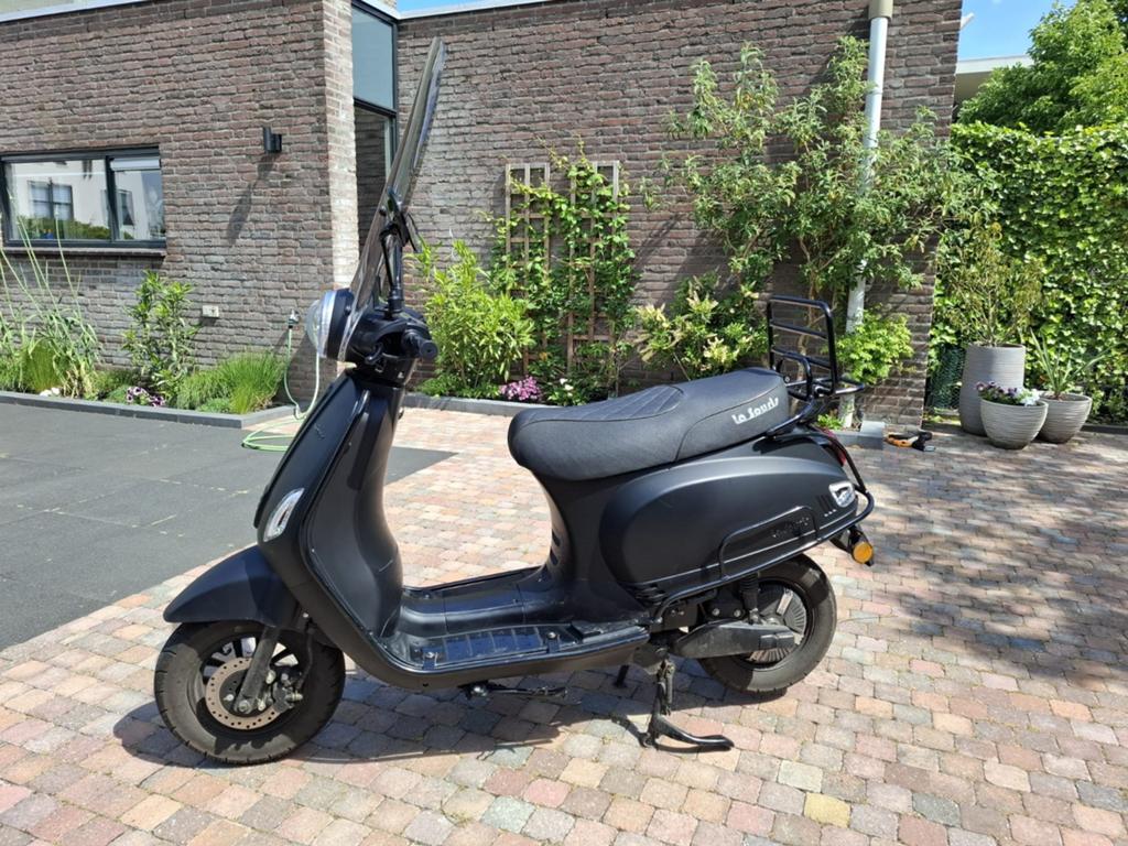 La Souris E-Sourini Elektrische Scooter Bosch 2.0 mat zwart, Ophalen of Verzenden, Zo goed als nieuw, Elektrisch