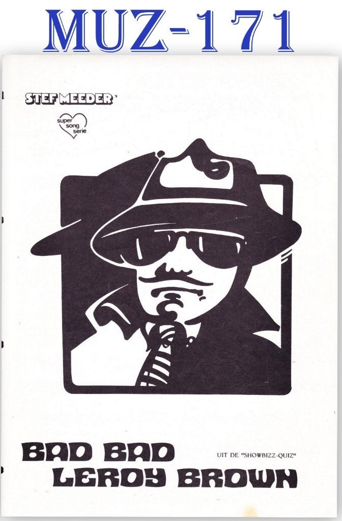 MUZ171 Bladmuziek - Bad Bad Leroy Brown, Gebruikt, Orgel, Ophalen of Verzenden, Artiest of Componist