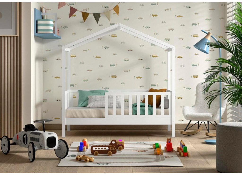 Peuterbed, Lattenbodem, Nieuw, 70 tot 85 cm, 140 tot 160 cm