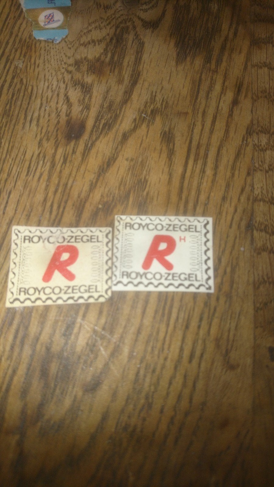 2 Royco Zegels - Vintage Verzamelobjecten, Ophalen, Gebruikt
