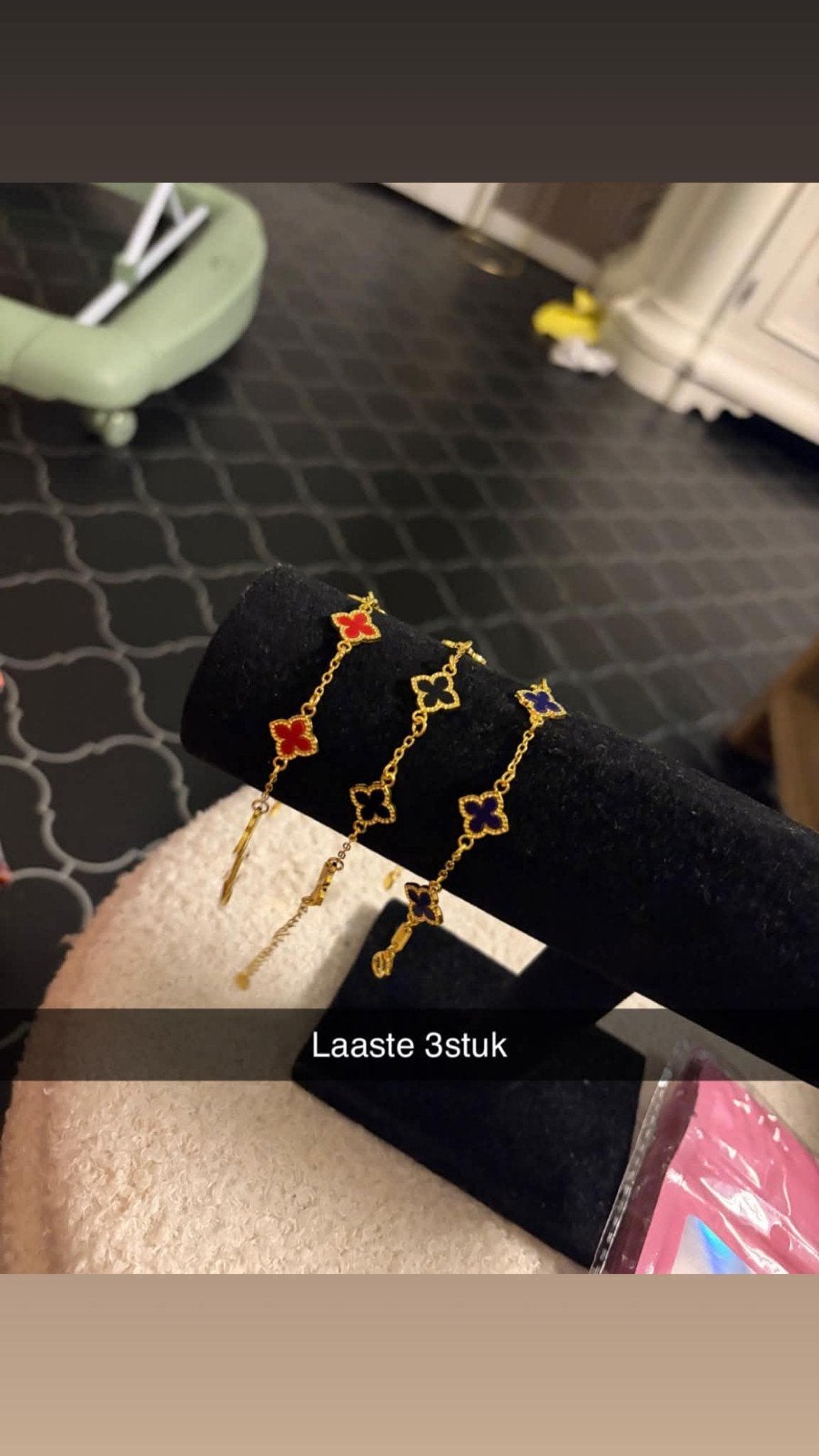 Van Cleef & Arpels stijl armbandjes, Ophalen, Nieuw, Goud, Overige materialen