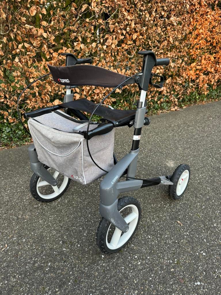 Rollator Topro Troja Olympos ATR zwart M, Diversen, Rollators, Ophalen, Opvouwbaar, Gebruikt