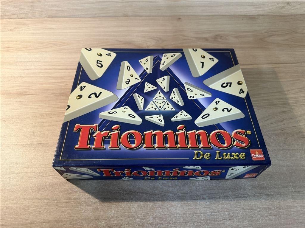 Triominos deluxe goliath - s6952, Verzenden, Zo goed als nieuw