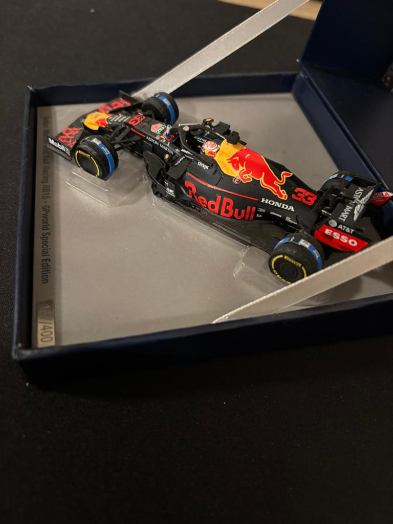 GPworld special 1:43 First Pole Hongarije Max Verstappen, Ophalen, Nieuw, Formule 1