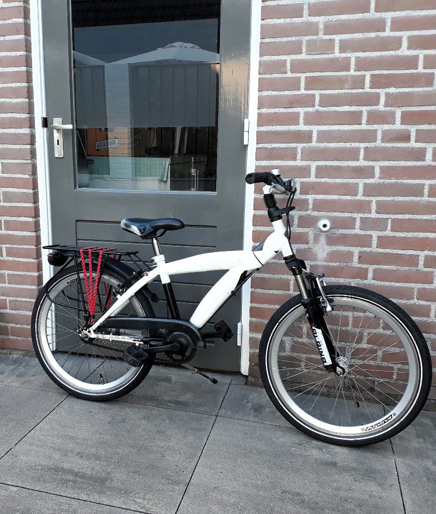 Alpina  Yabber jongensfiets 22 inch ,i,p,st,, Ophalen, Terugtraprem, 22 inch, Gebruikt