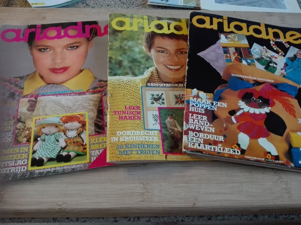 boek hobby handwerk ariadne breien kruissteek interieur, Verzenden, Nieuw, Handborduren, Patroon