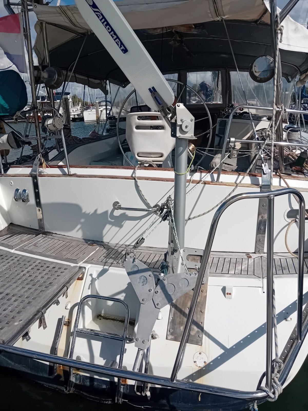 Windvaan stuurautomaat Sailomat, Ophalen, Zo goed als nieuw