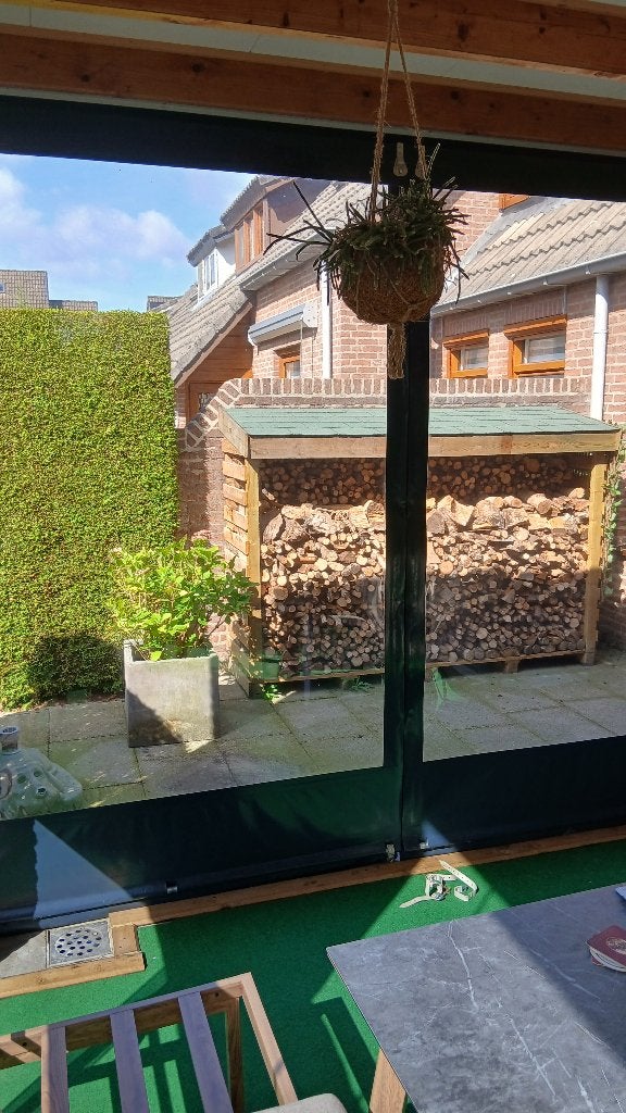 Verandazeil 3.13x2.52, Tuin en Terras, Ophalen, Gebruikt, Veranda