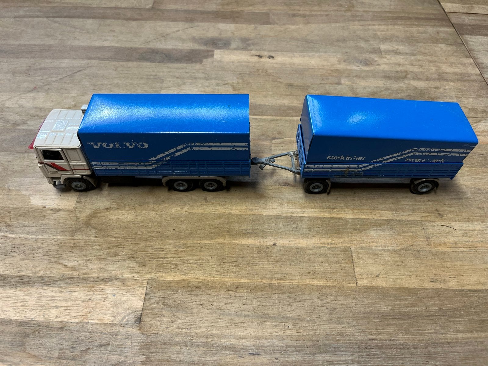 Tekno Holland Volvo vrachtwagen met aanhanger, Xx, Ophalen of Verzenden, Cx, Gebruikt