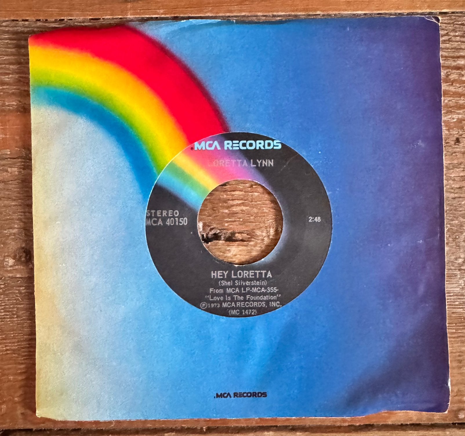 Loretta Lynn single, Hey Loretta, Gebruikt, 7 inch, Ophalen of Verzenden, Overige typen
