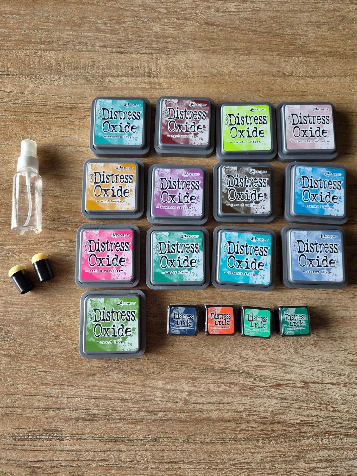 Ranger Distress Oxide en Distress Ink Stempelinkt Set, Hobby en Vrije tijd, Gebruikt, Overige thema's, Meerkleurig, Ophalen of Verzenden