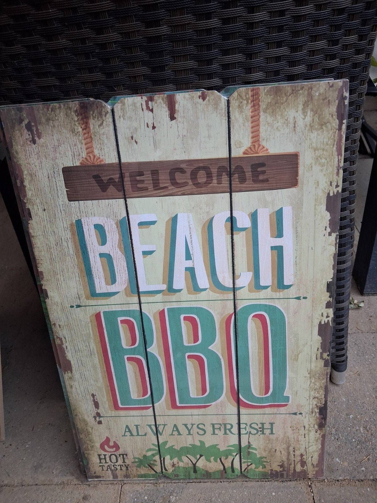 Ibiza Beach BBQ Style Wandbord
38x58 cm
Hout
Let op op de f, Verzenden, Nieuw, Nbt, Pijls en zonen