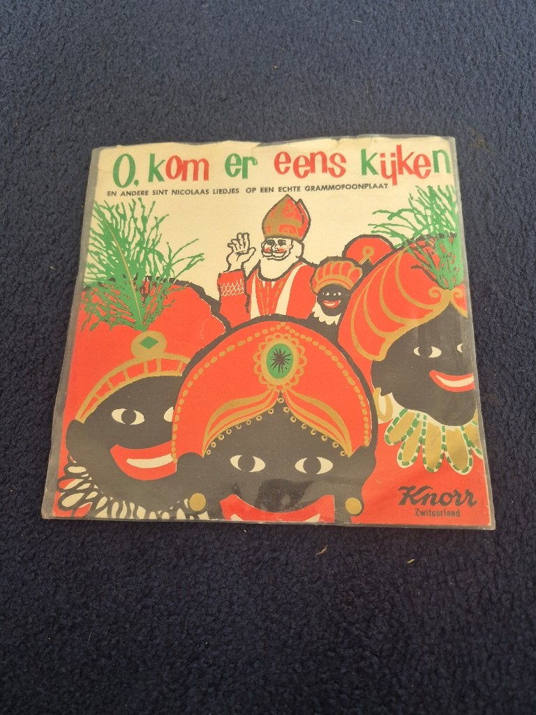 10" Sinterklaas - O, kom er eens kijken (Knorr Reclameplaat), Ophalen, Zo goed als nieuw, Nederlandstalig