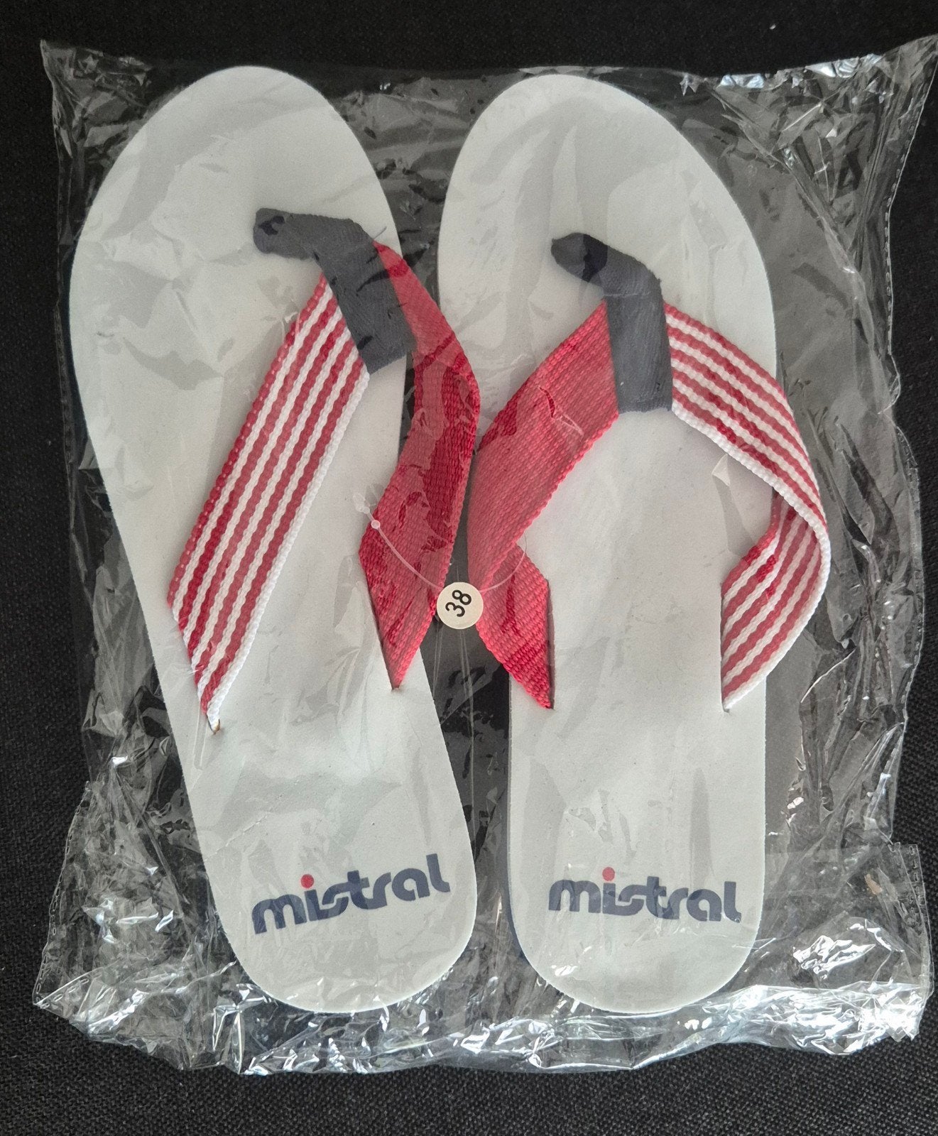 Nieuwe MISTRAL Slippers Maat 38 - teenslippers, Slippers, Wit, Nieuw, Ophalen of Verzenden