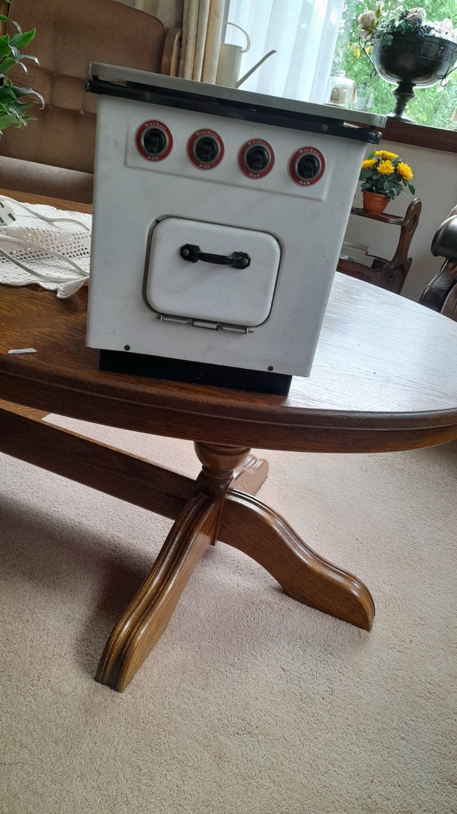 Nostalgische elektrische kinderfornuis met oven  - werkt goe, Ophalen, Gebruikt, Jongen of Meisje