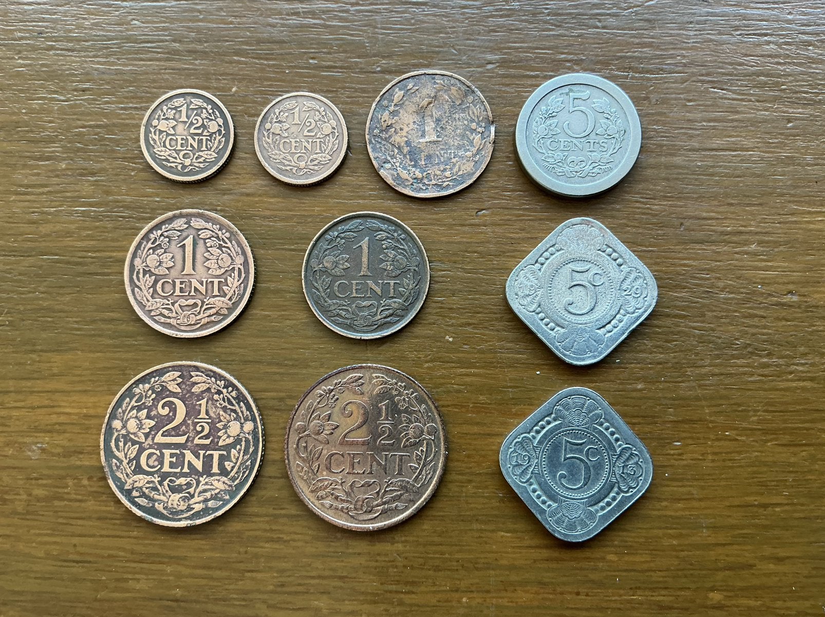 Munten Nederland voor WO II, Postzegels en Munten, Munten | Nederland, Ophalen of Verzenden, Koningin Wilhelmina