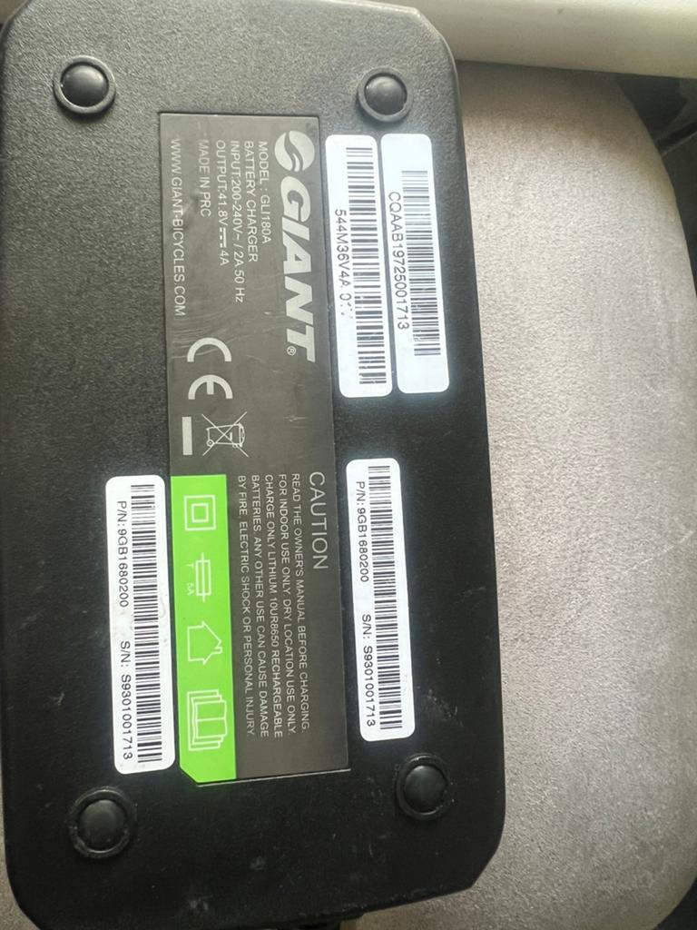 Giant charger oplader acculader 5 polig 5 pins snelader, Ophalen of Verzenden, Zo goed als nieuw