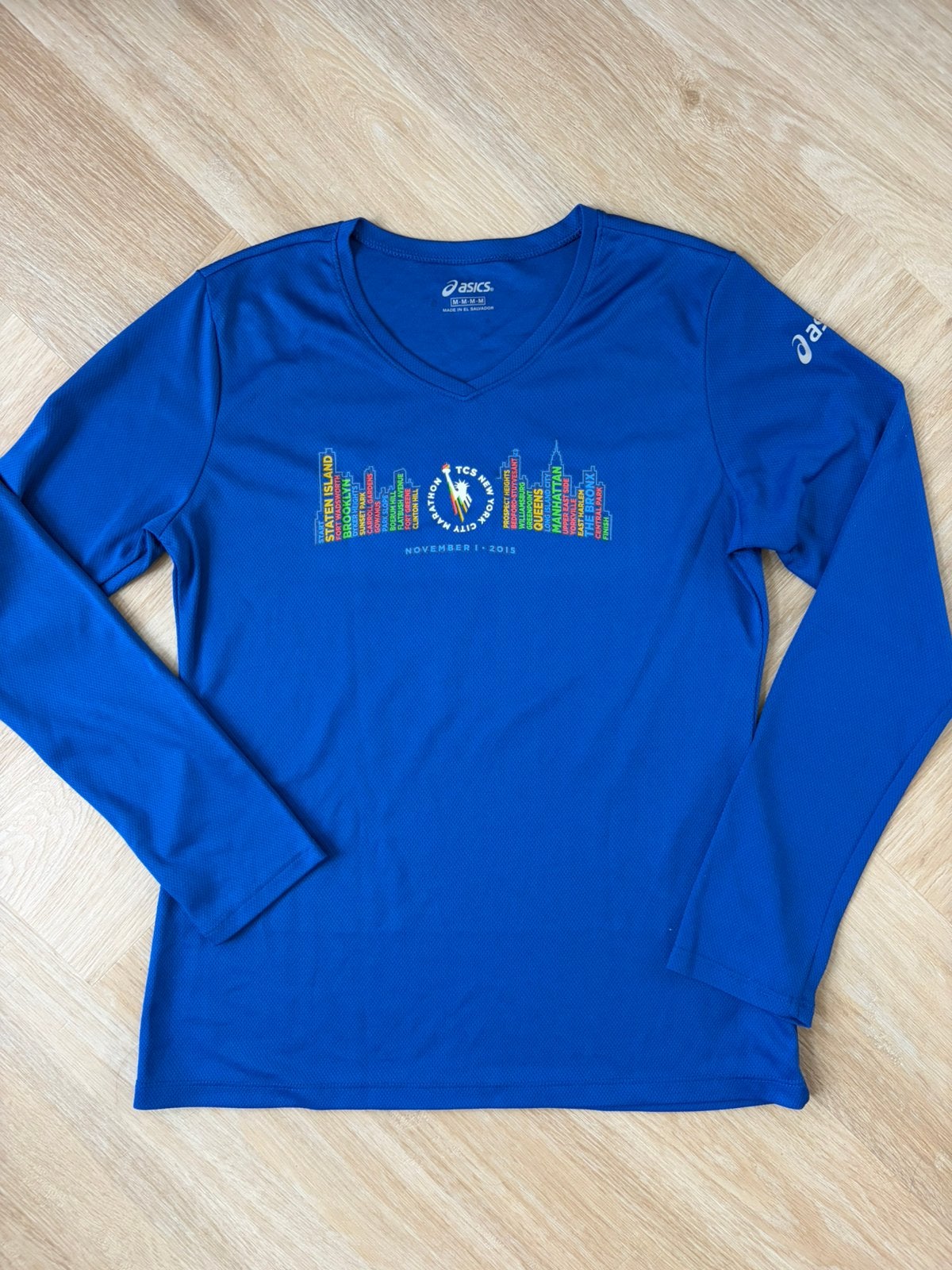 NIEUW marathon Asics shirt New York City marathon 2015 NYC, Ophalen of Verzenden, Nieuw