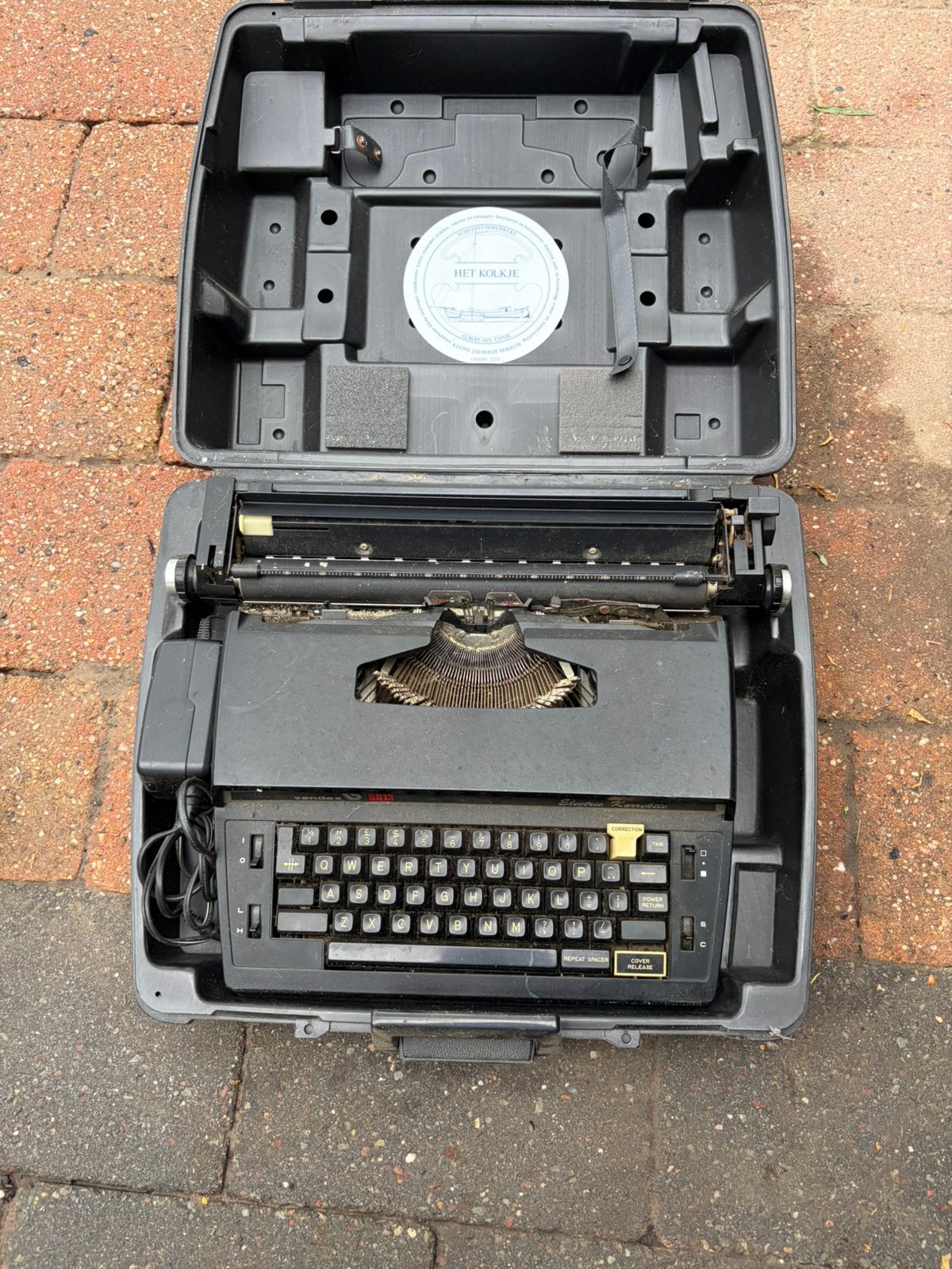Vendex 5613 Typmachine - schuurvondst, Ophalen, Gebruikt