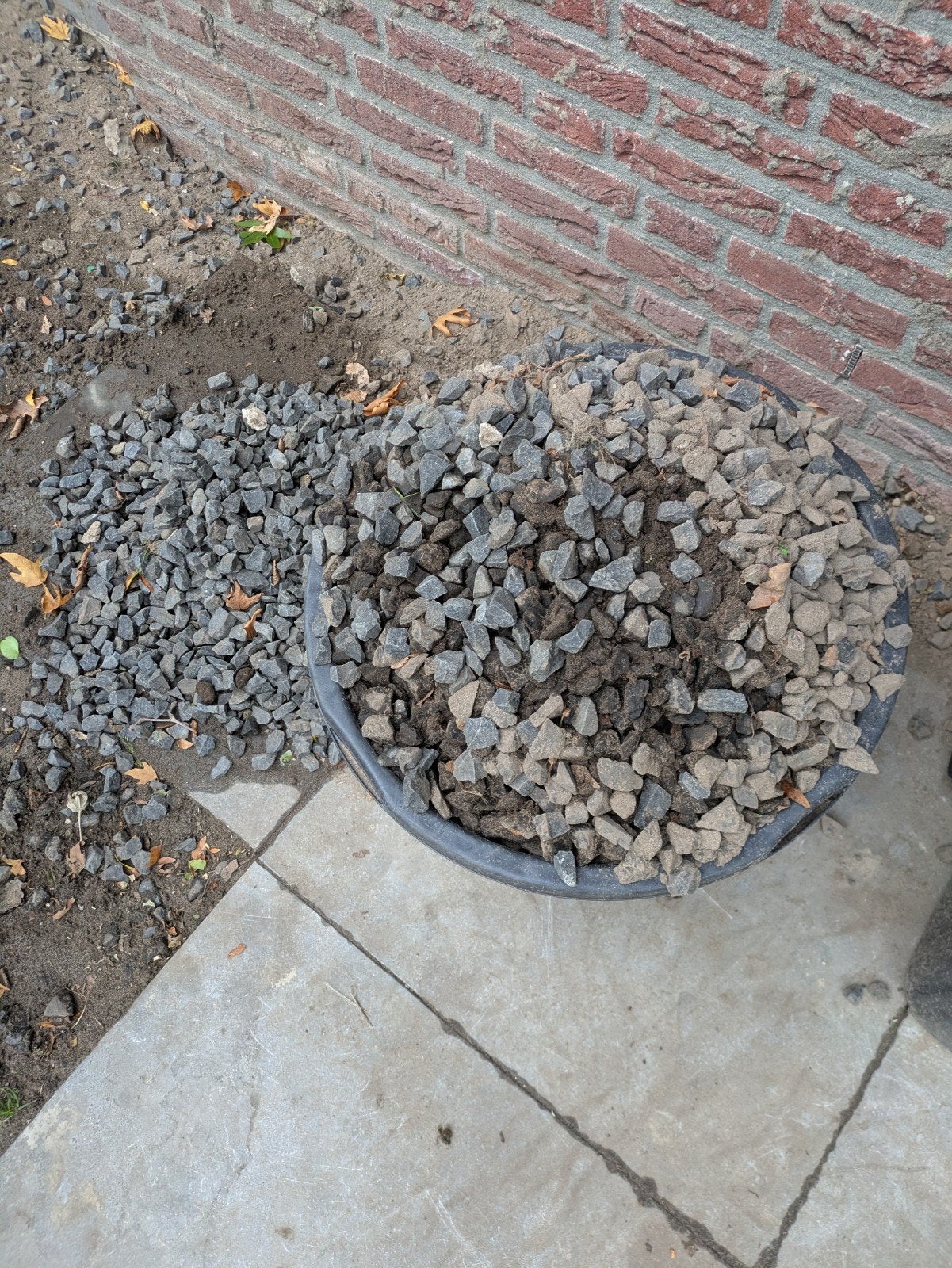 Blauw grind, Tuin en Terras, Grind, Keien en Split, Ophalen, Gebruikt, Blauw, Grind
