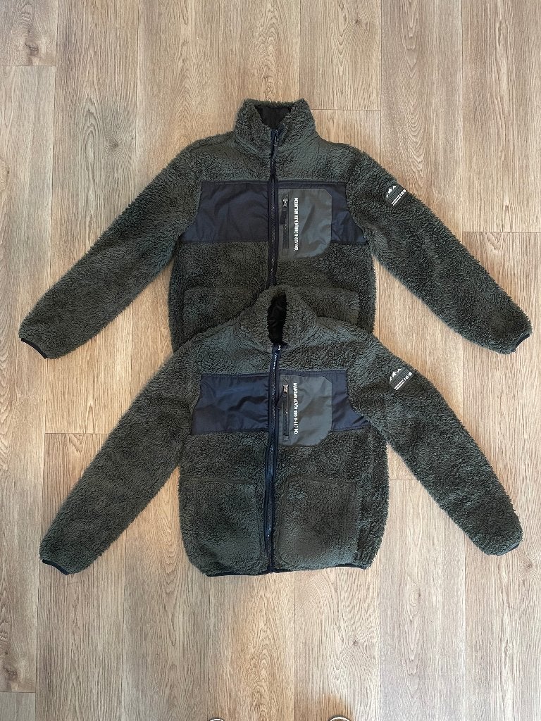 Zacht groene jas vesten maat 158/164, Ophalen of Verzenden, Zo goed als nieuw, Kleding