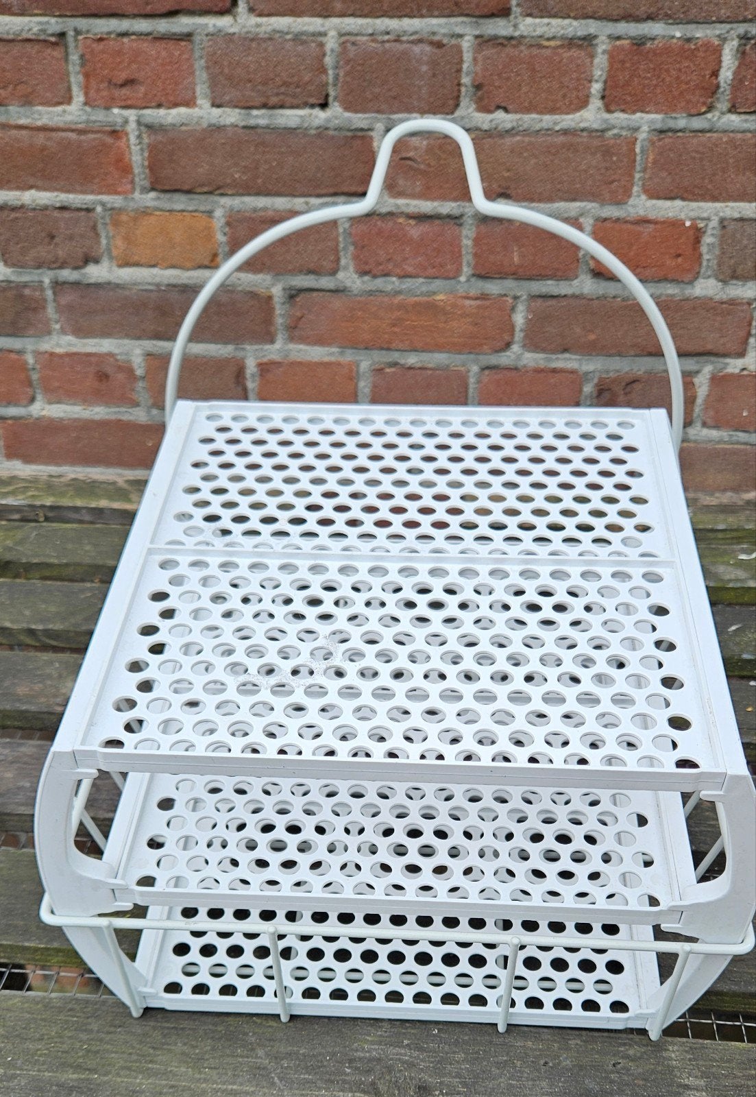 Witte wolkorf of schoenenkorf, Ophalen, Zo goed als nieuw