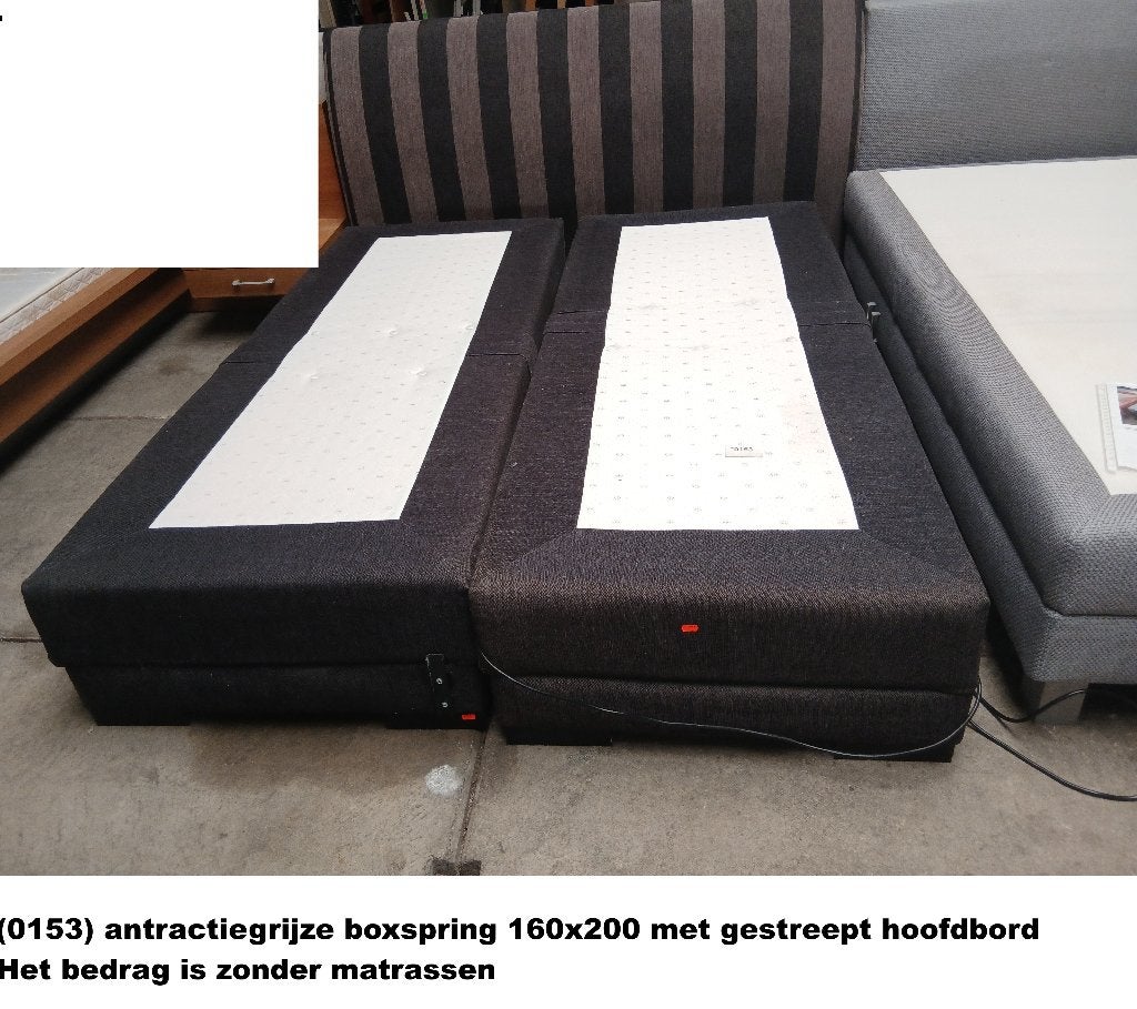 Keuze uit onze gebruikte boxspringbedden, 1pers. 2 pers., Ophalen, Gebruikt, 90 cm, Eenpersoons