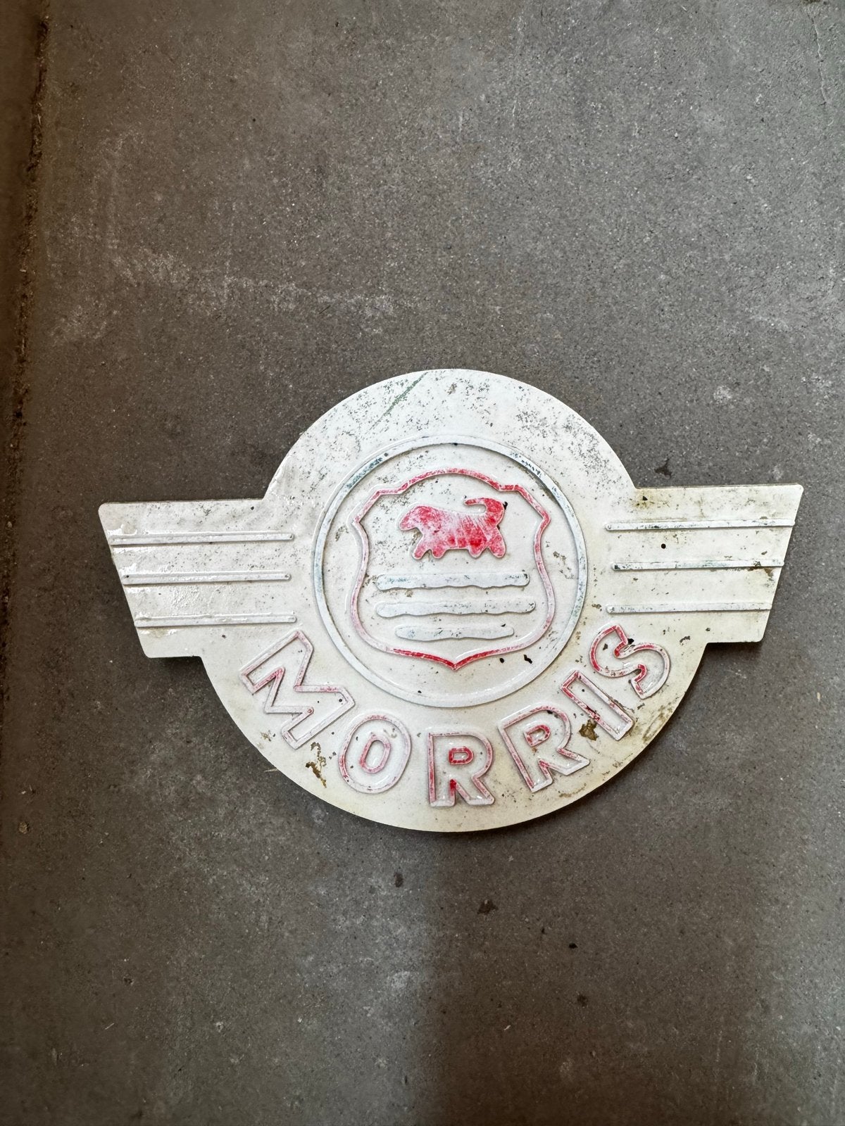 Morris embleem, Ophalen of Verzenden, Gebruikt, Overige merken
