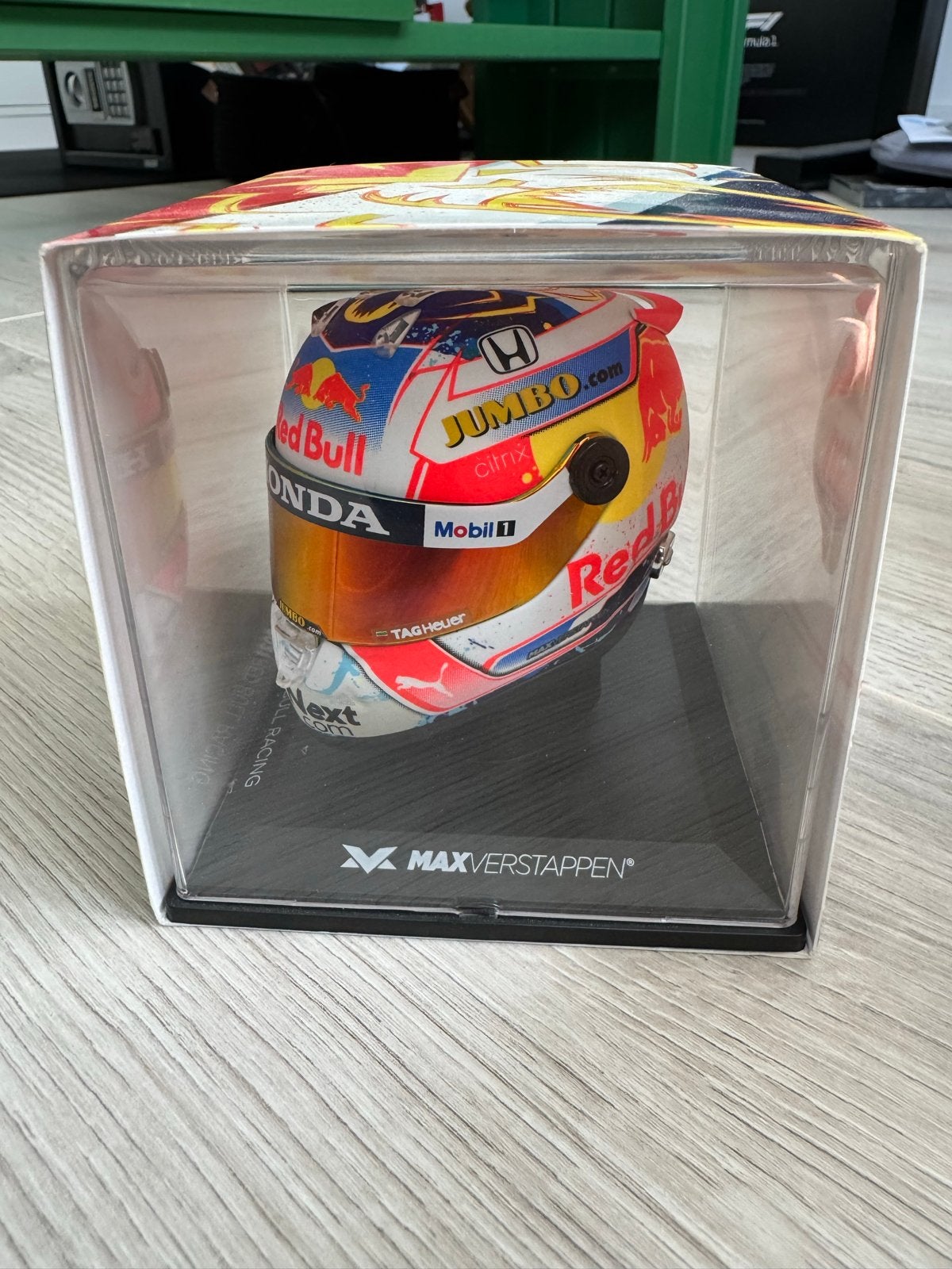 Max Verstappen Zandvoort 2021 helm schaalmodel, Ophalen of Verzenden, Nieuw, Formule 1