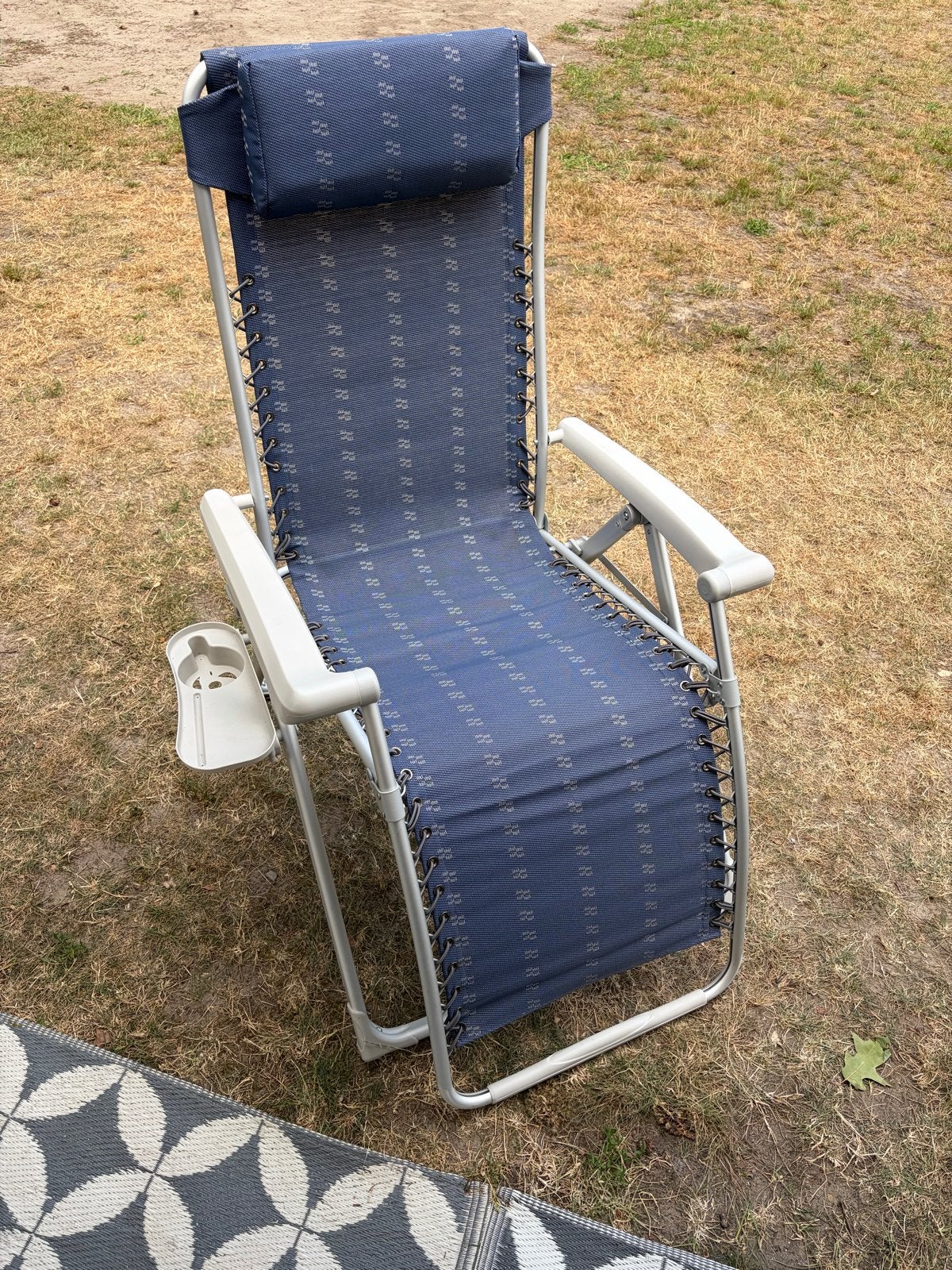 Travelife Relaxstoel Delft - Blauw, Ophalen, Nieuw, Campingstoel