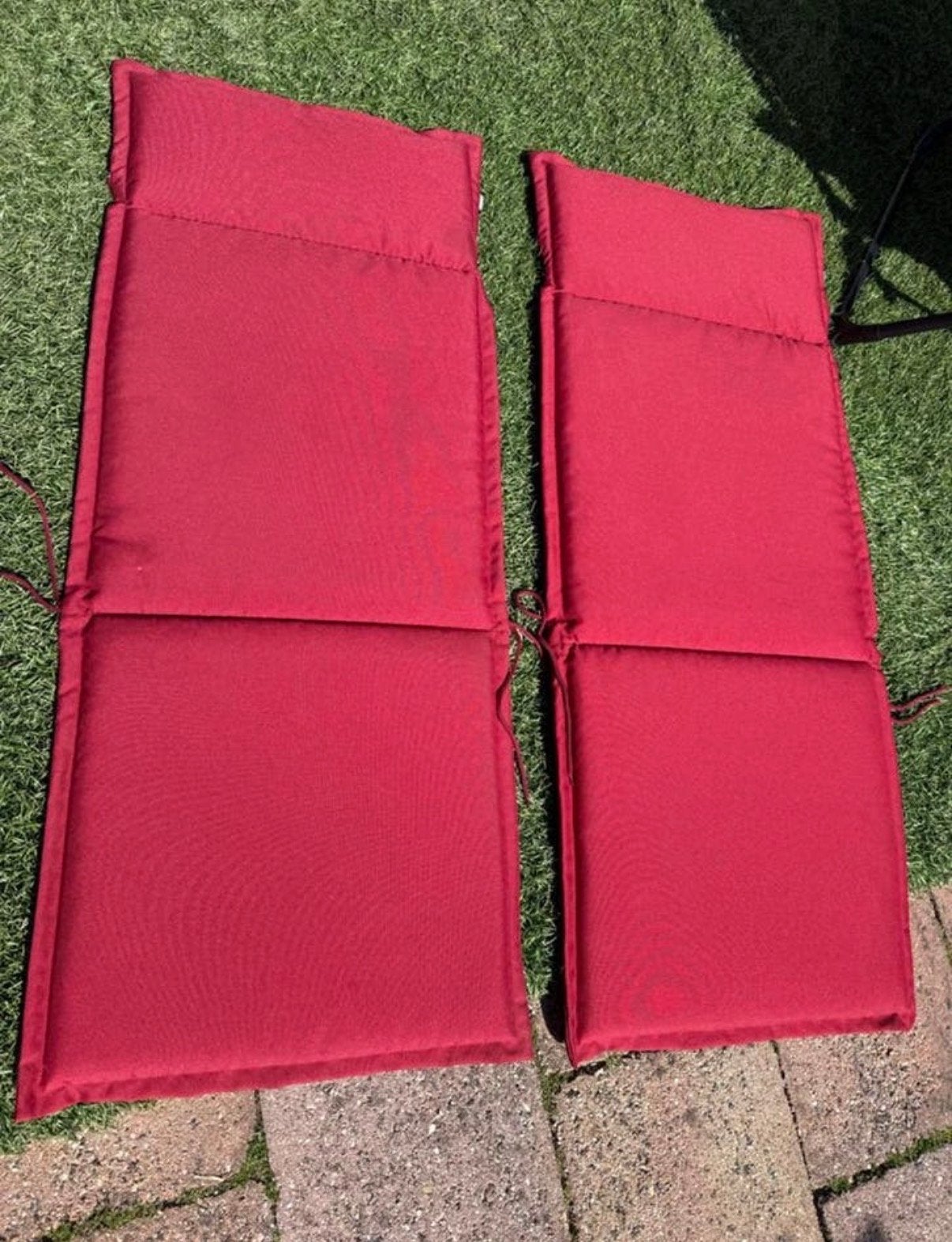 Set van 2 Florabest rode tuinkussens, Tuin en Terras, Tuinmeubel-accessoires, Ophalen, Zo goed als nieuw