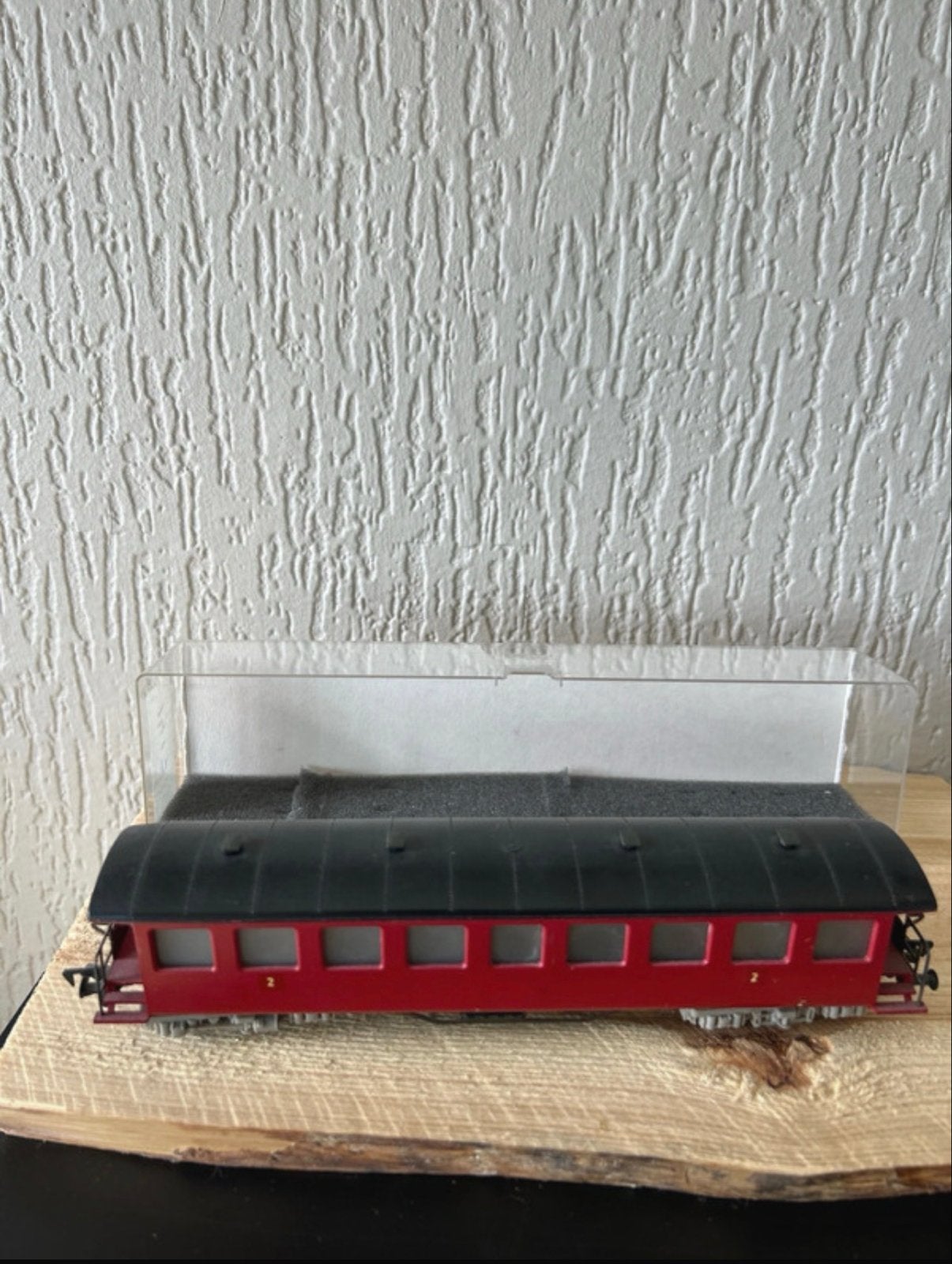 Fleischmann Wagon Rood - Zo goed als nieuw, Gelijkstroom, Verzenden, Fleischmann, Wagon