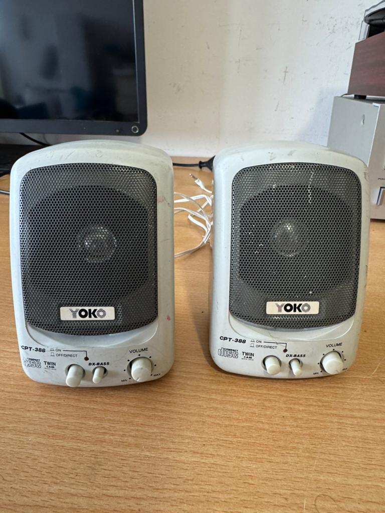 Speakers Yoko Voor Laptop / PC / Walkman em meer, Audio, Tv en Foto, Luidsprekers, Ophalen of Verzenden, Zo goed als nieuw, Minder dan 60 watt