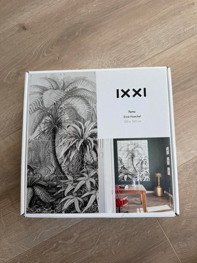 IXXI Ferns zwart wit 120 x 160, Ophalen, Zo goed als nieuw