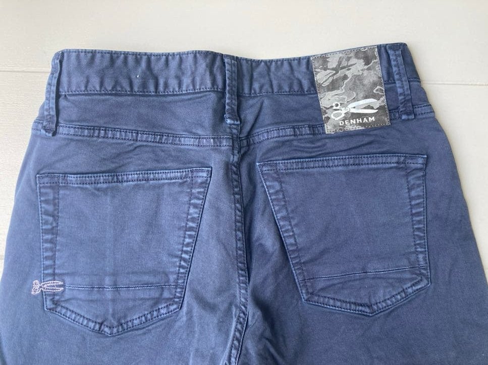 Denham Razor Slim Fit Chino, Ophalen of Verzenden, Gedragen, Blauw, W32 (confectie 46) of kleiner