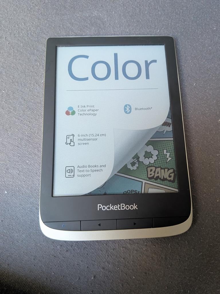 PocketBook Color E-reader - 6 inch E Ink kleurenscherm, Computers en Software, E-readers, 6 inch of minder, Zo goed als nieuw