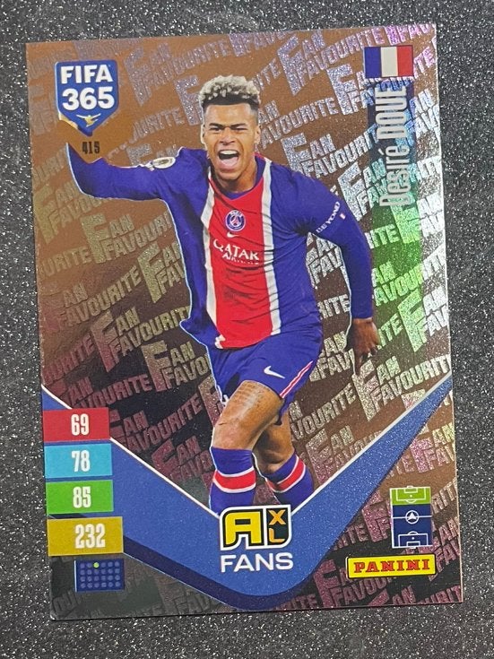 Panini Fifa365 2027    FANS’ FAVOURITE    DEMBÉLÉ    PSG, Verzenden, Zo goed als nieuw, Plaatje