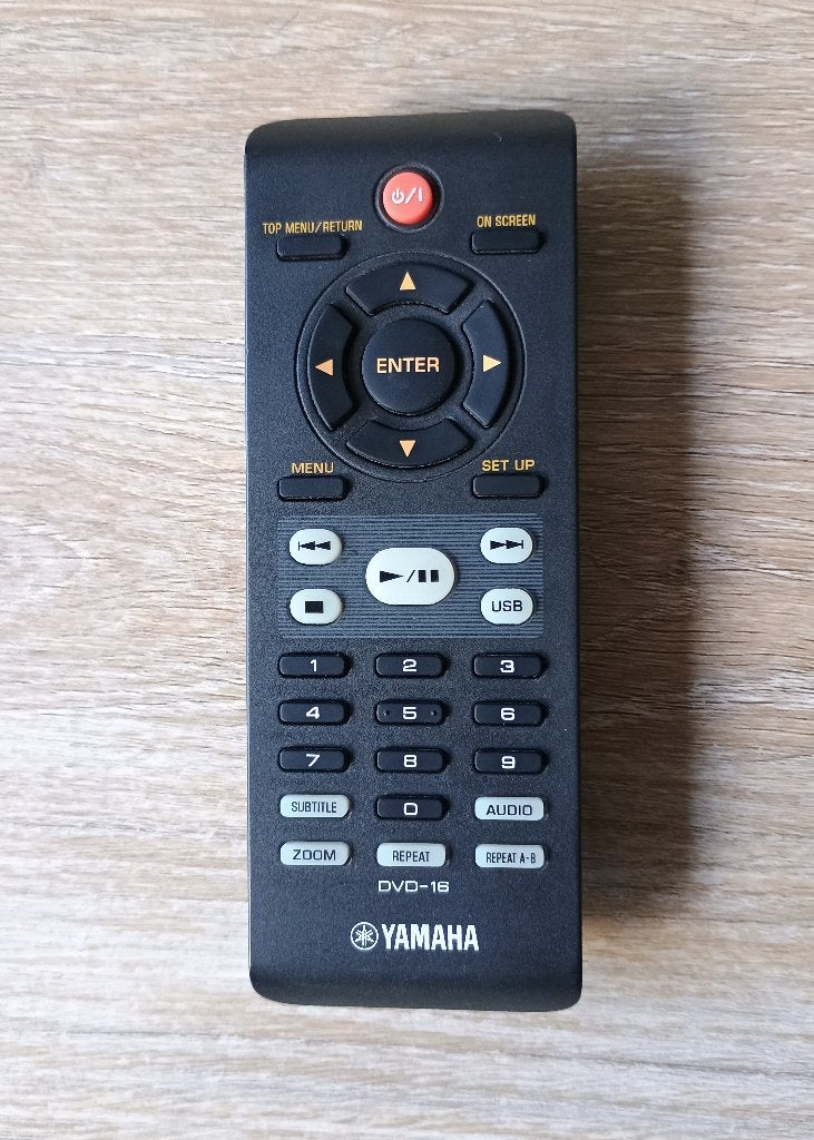 Yamaha dvd-16 afstandsbediening origineel dvd16, Ophalen of Verzenden, Gebruikt, Origineel, Dvd