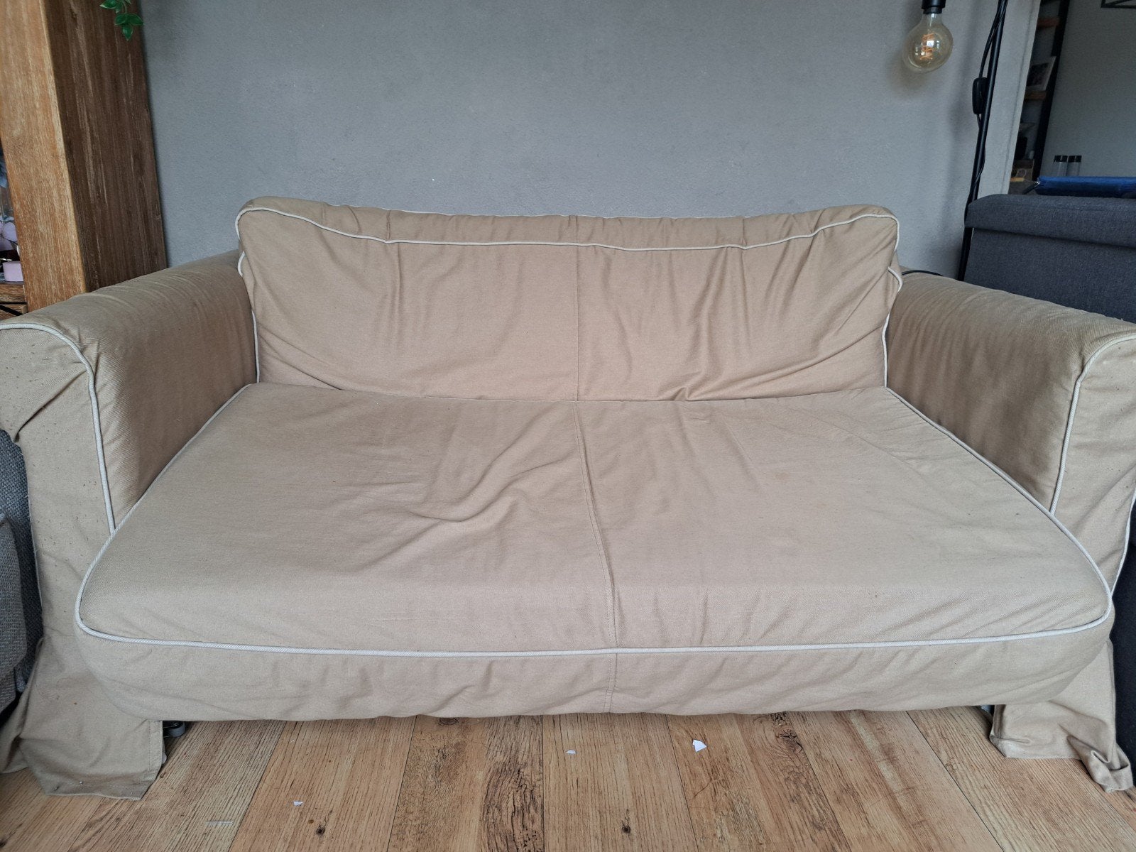 IKEA 2-persoons bank/bed twijfelaar, Ophalen, Gebruikt, 150 tot 200 cm, Tweepersoons